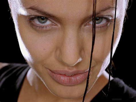 Angelina Jolie Eyes Telegraph