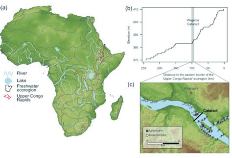 Study Area Plot Showing A Topographic Map With Superimposed African