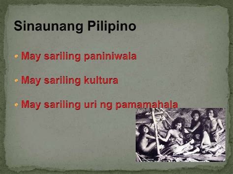 Sino Ang Mga Sinaunang Pilipino Sa Pilipinas