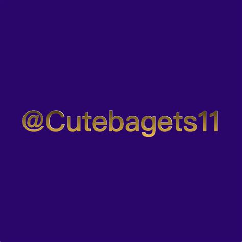 Cutebagets Cutebagets11 Twitter