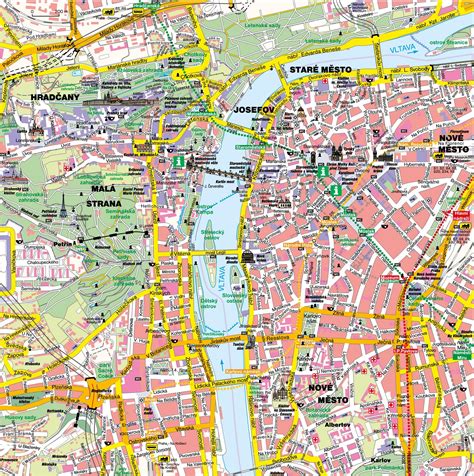 Prague Street Map