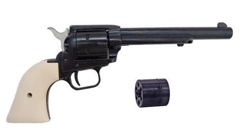 This special version comes with both.22 lr and.22 magnum interchangeable cylinders. Heritage Rough Rider .22 LR / .22 Mag Combo 6.5" Blue 6 Rd ...