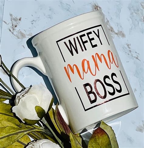 Handmade Coffee Mug Mothers Day T 20 Oz Coffee Mug Wifey Etsy