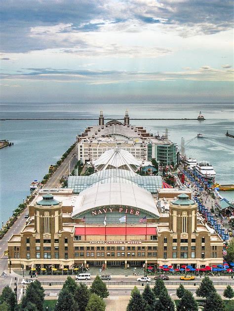 View Of Navy Pier From The Rd Floor Of Lake Point Tower Chicago Il