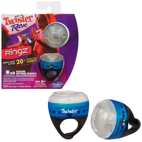 Twister Rave Ringz Game Hasbro Games Twister Games At