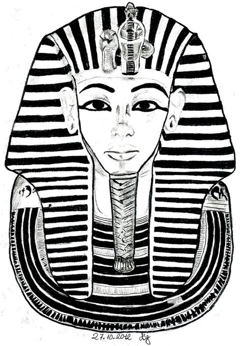 King Tut Tattoo Drawing Free Download On Clipartmag