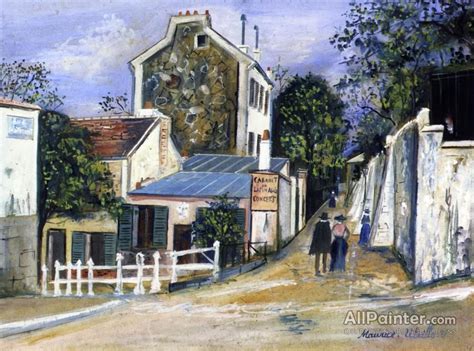 Maurice Utrillo Cabaret Du Lapin Agile Oil Painting Reproductions For