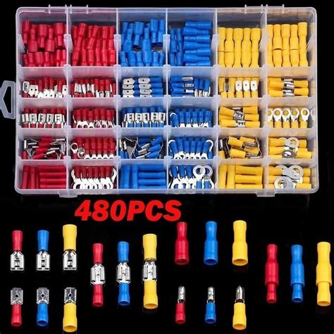 Box 480300280pcs Assorted Spade Terminals Insulated Cable Connector