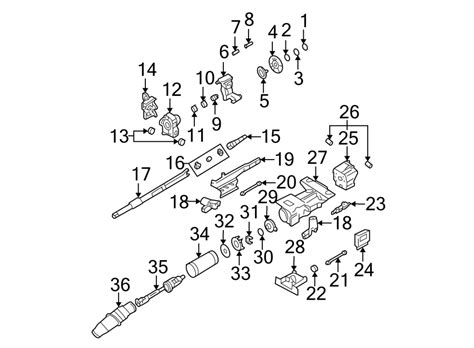 Cadillac Deville Bracket. Deville dts, w/power tilt wheel ...