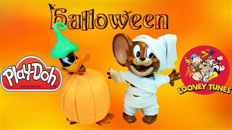 Play Doh Halloween Looney Tunes Daffy Duck And Jerry Halloween Party