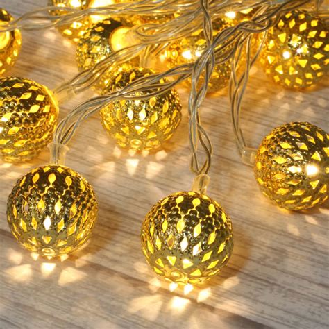 Moroccan Globe Led Fairy String Lights Betus