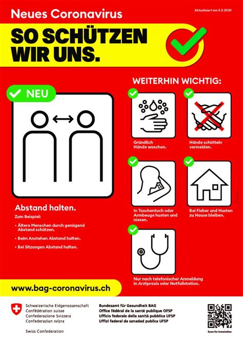 Corona massnahmen schweiz / kampagne auf rot: Corona-Ticker | Saint-Gobain Weber AG