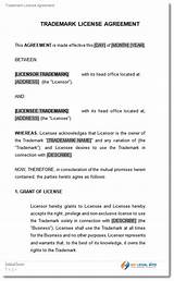 Artwork License Agreement Template Pictures