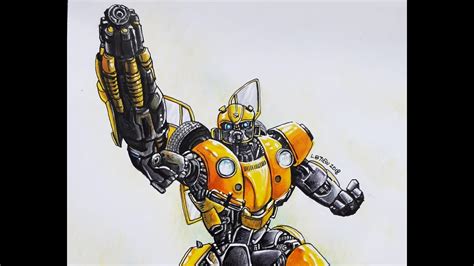 Transformers Bumblebee How To Draw Transformers Bumblebee Youtube