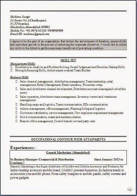 curriculum vitae profile summary