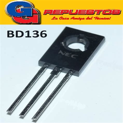 Bd136 Transistor Pnp 45v 15a125w