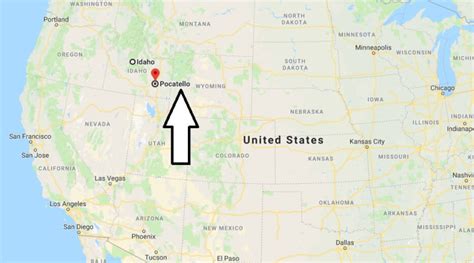 Where Is Pocatello Idaho What County Is Pocatello Pocatello Map