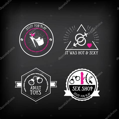 Sex Shop Logo And Badge Stock Vector Image By ©marchi 80488922
