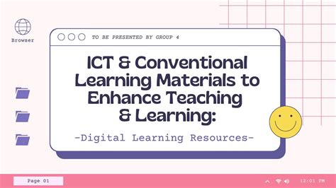 Ict And Conventional Learning Materials To Enhance Teaching And Learning