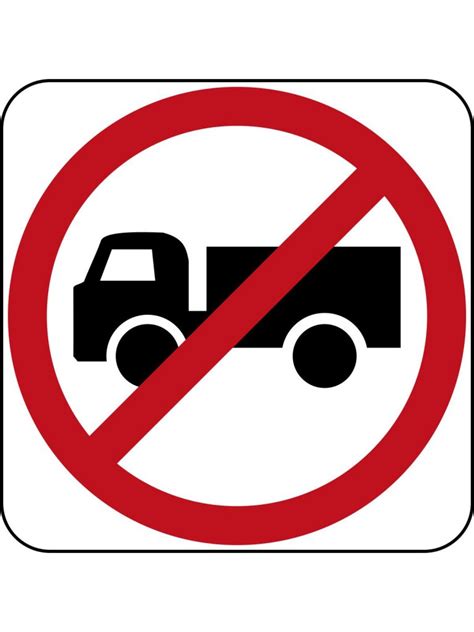 No Trucks Buy Now Discount Safety Signs Australia