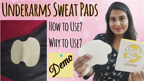 How To Use Underarm Sweat Pads Why To Use Slickfix Underarm Sweat