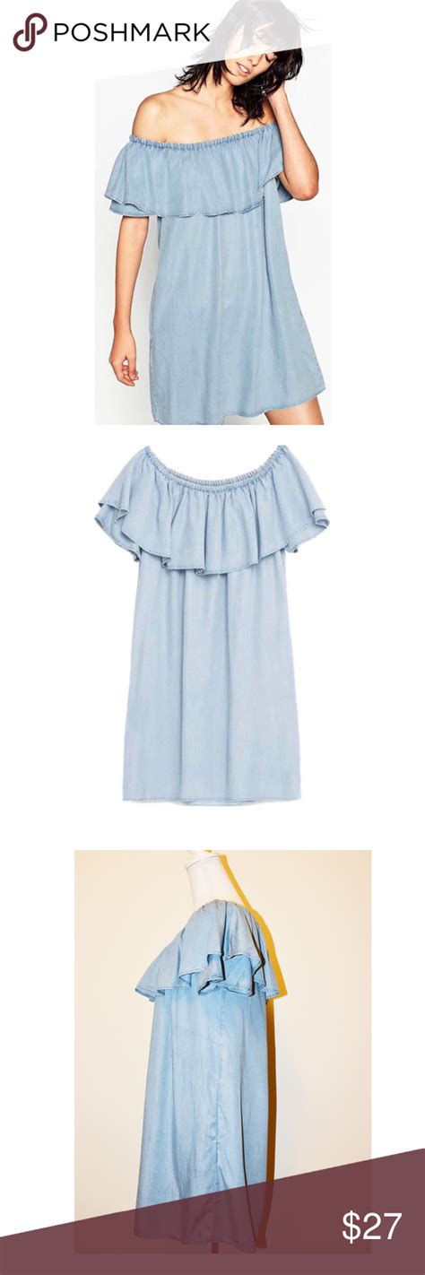 Maybe you would like to learn more about one of these? Zara off shoulder denim dress | Denim dress, Clothes ...