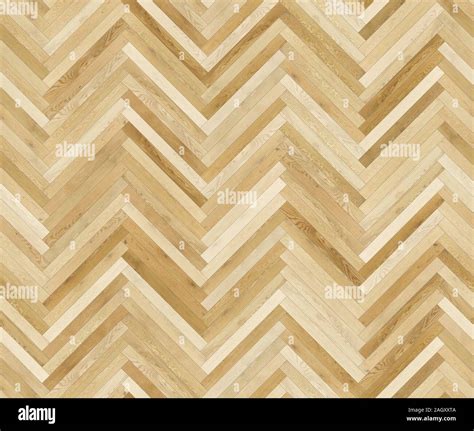 Seamless Wood Parquet Texture Herringbone Light Brown Stock Photo Alamy
