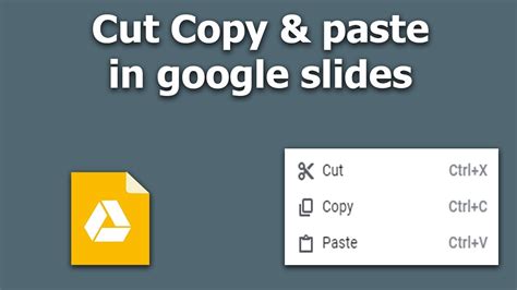 How to create a google slides chart. How to text or slide cut copy and paste in google slides ...