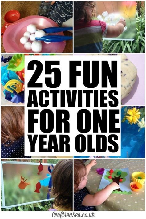 25 Fun Activities For One Year Olds Crafts On Sea Newborn Hacks Baby