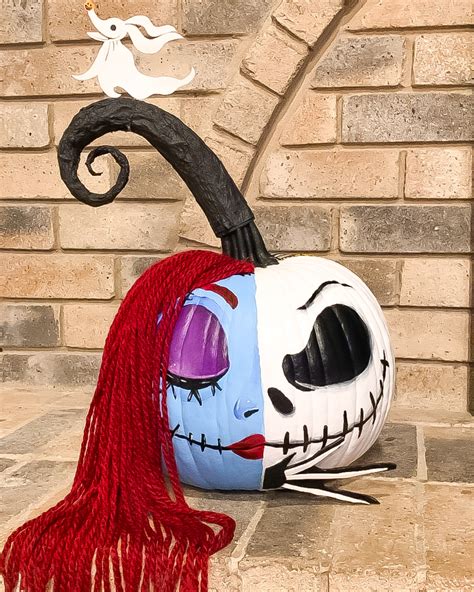 Jack And Sally Pumpkin Carving Template