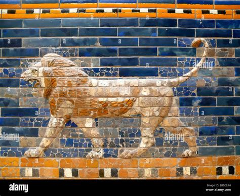 Mesopotamian Lion Pergamon Museum Pergamonmuseum Museum Island