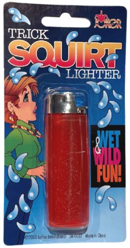 Trick Squirt Lighter Squirting Water Joke Cigar Smoker Prank Gag Fake Bic Shoots Ebay