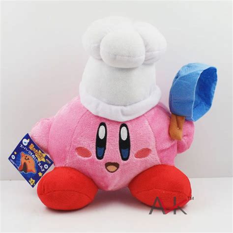 New Arrival Kirby With Chef Hat Plush Toy Collection Model Doll 820cm