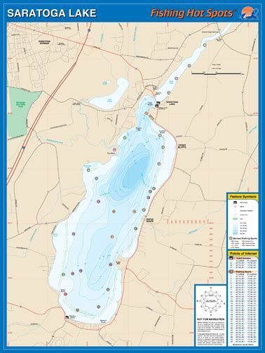 New York Black Lake New York Fishing Hot Spots Map