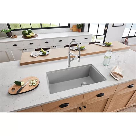 Maybe you would like to learn more about one of these? Blanco Diamond Silgranit 33" L X 19" W Undermount Kitchen ...