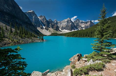 O Azul Surpreendente Do Lago Moraine No Canadá Guia Viajar Melhor Lago