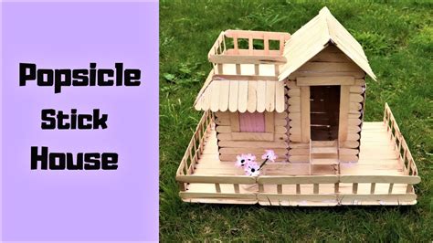 Popsicle Stick House Tutorial