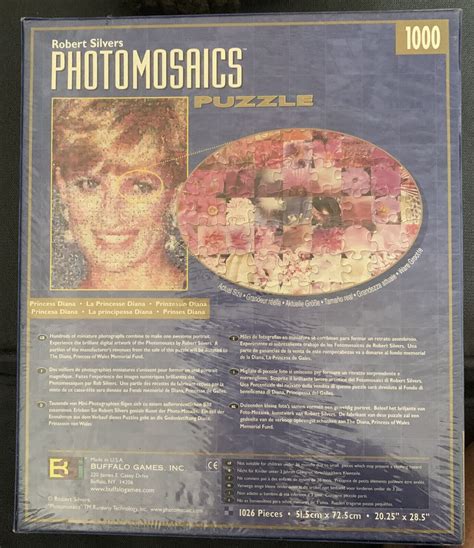 Photomosaics Princess Diana Puzzle Pcs By Robert Silvers Brand New Sealed Ebay