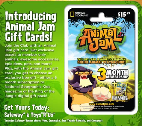 Animal jam is a very famous platform among the kids which allows them to explore various animals with the help of an online environment. Animal Jam Flash ~ Mayksufi's Animal Jam Blog!: Membership Gift Card Update