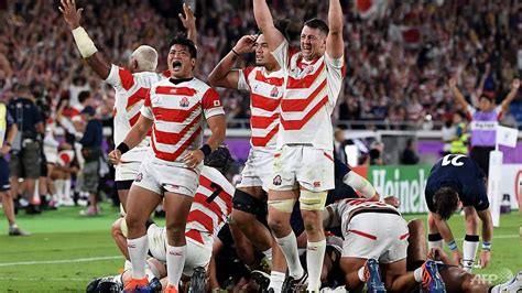 Rugby Brilliant Japan Beat Scotland To Reach World Cup Quarters For