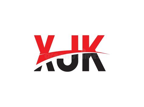 Xjk Letter Initial Logo Design Vector Illustration Stock Vector