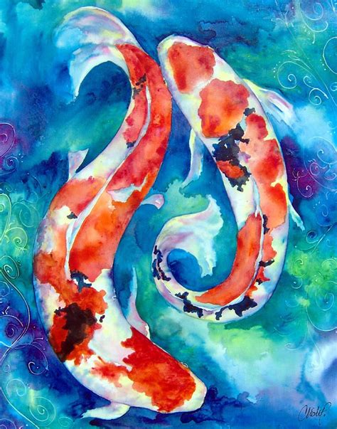 The Best Watercolor Koi Ideas On Pinterest Coy Tattoo Water