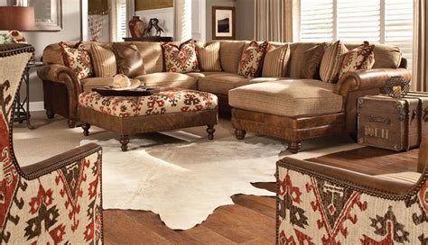 Western Style Sofa Sectional With Matching Chairs And Ottoman With