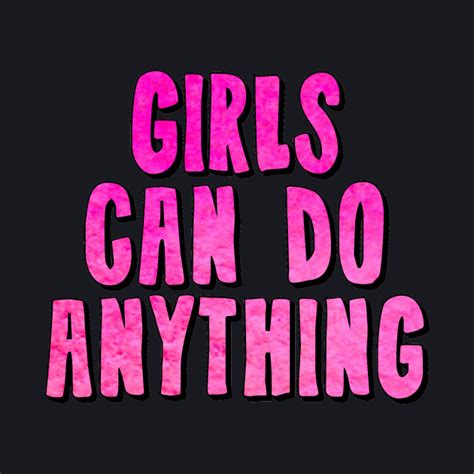 Girls Can Do Anything Girls Can Do Anything Baseball T Shirt