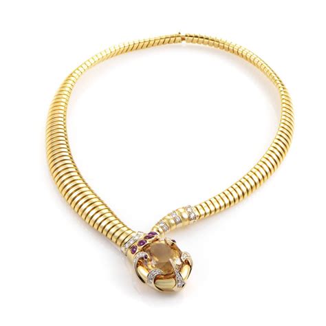 See more ideas about bulgari jewelry, jewelry, bulgari. Bulgari Serpenti Gemstone Gold Necklace at 1stdibs