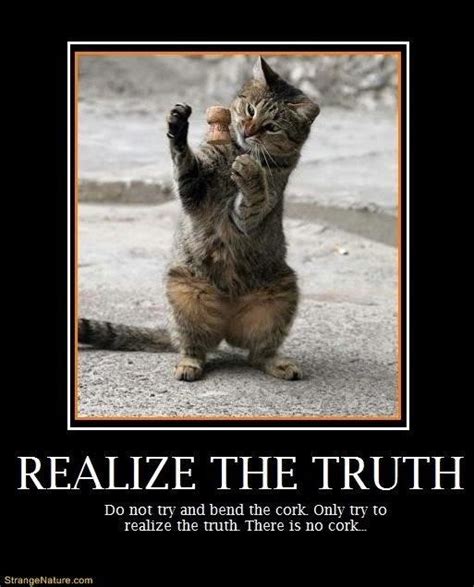 Realize The Truth Funny Animal Quote