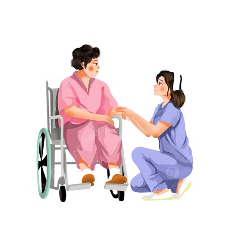 Gambar Seorang Perawat Yang Menjaga Pasien 512 12 Mei Hari Perawat