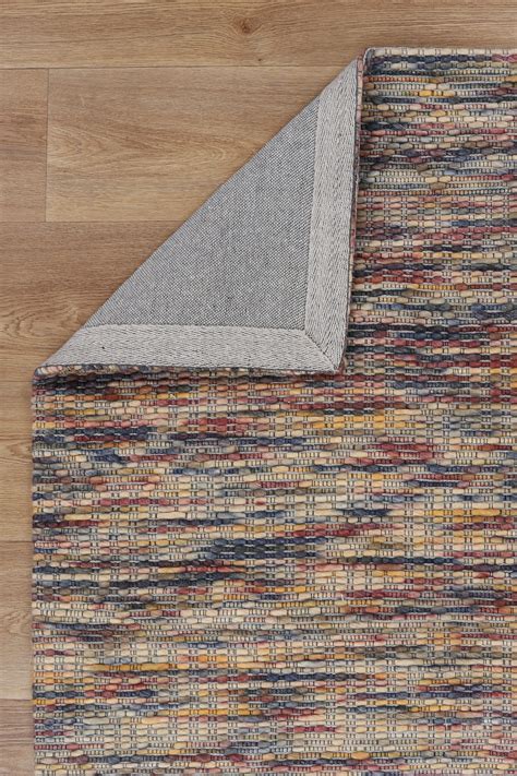 Mariana Geometric Multi Coloured Wool Rug Simple Style Co