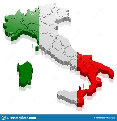 Download free italy map vectors and other types of italy map graphics and clipart at freevector.com! Italy map 3d vector stock illustration. Illustration of ...