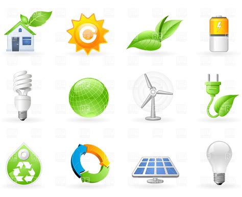 13 Green Energy Icons Vector Free Images Renewable Energy Icons Free